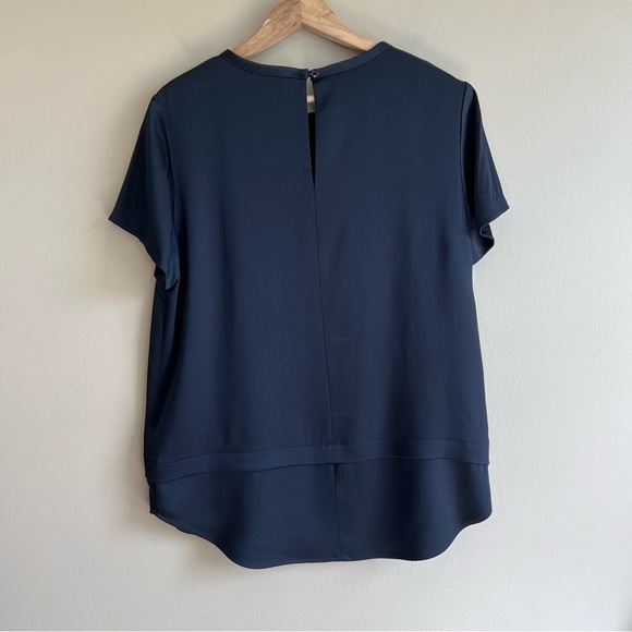 KATE SPADE black top short sleeve size 10 keyhole back closure - Picture 4 of 5